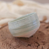 Spirals Small Chawan in Celadon