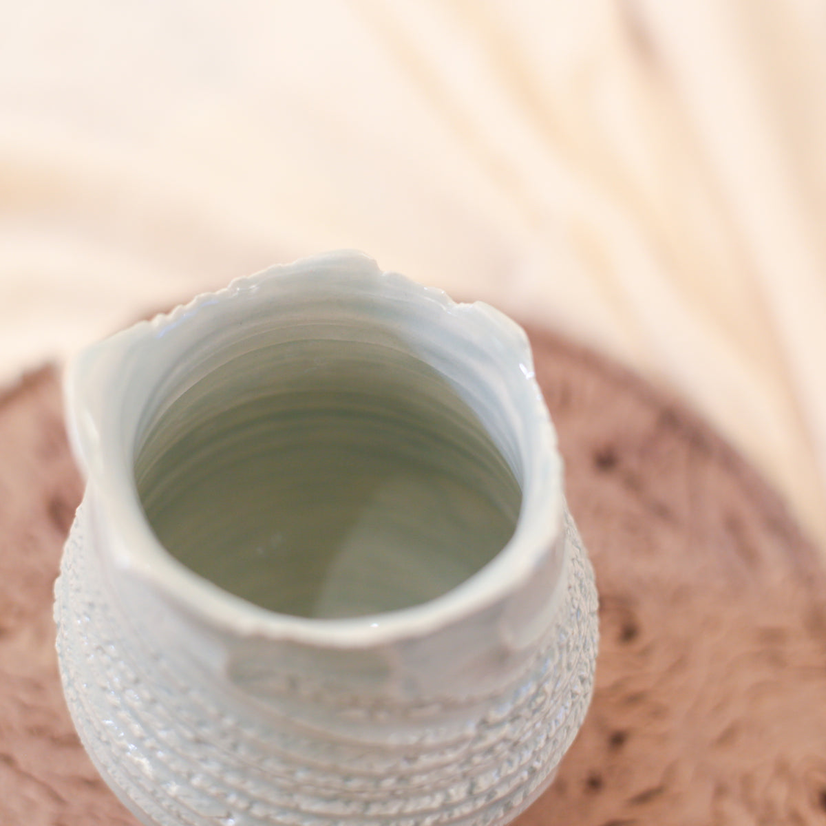 Spirals Vase in Celadon